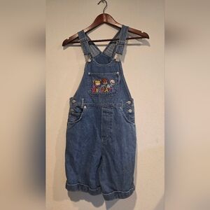 Rugrats Nickelodeon Denim Overalls Kids Sz 10 / 12 Tommy, Chuckie, Phil, and Lil